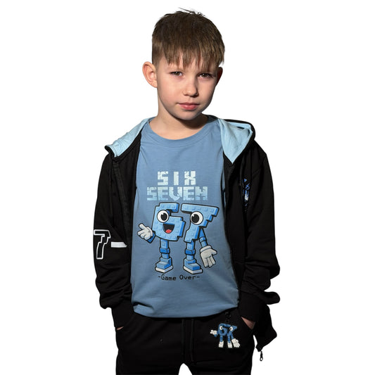 Komplet dresowy chłopięcy SIX SEVEN 67 – bluza + spodnie | Polska produkcja