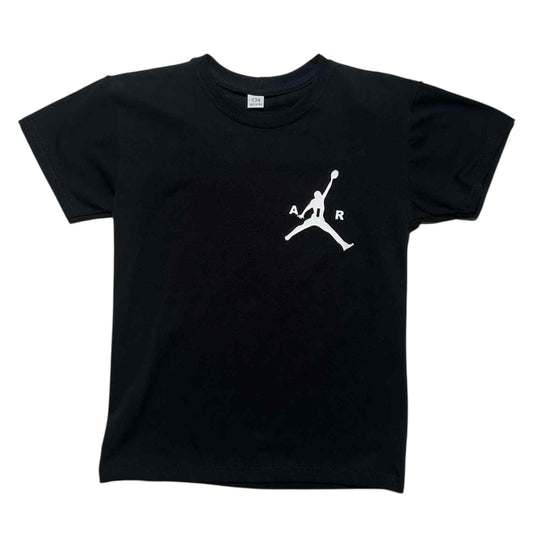 Koszulka dziecięca czarna AIR – bawełna premium | chłopięca