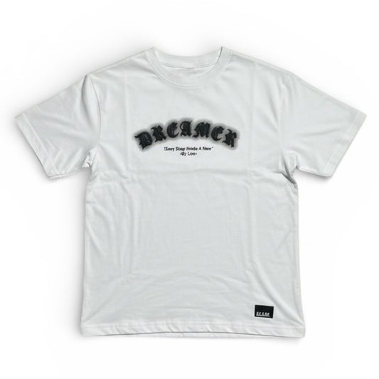 T-shirt chłopięcy biały DREAMER – koszulka streetwear (140–164)