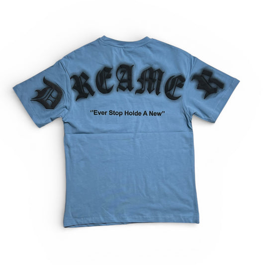 T-shirt chłopięcy niebieski DREAMER – koszulka streetwear (140–164)