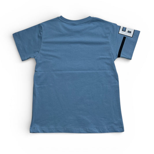 T-shirt chłopięcy Roblox niebieski 110–134 – bawełna, nadruk skate