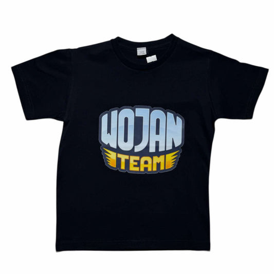Koszulka chłopięca WOJAN TEAM granatowa – modna koszulka dziecięca YouTube 122–140